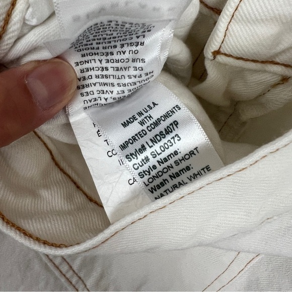 SLVRLAKE London Relaxed Denim Jean Short Shorts 29 - Picture 8 of 8